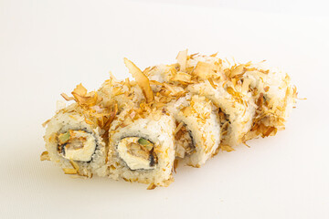 Japanese tradtional roll with eel