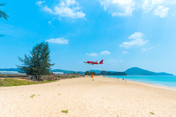 Mai Khao Beach, Phuket On a clear day, Thailand