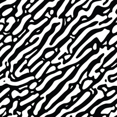 Seamless vector pattern.
Natural shapes diagonal stripes background. Organic curves biomimetics texture.