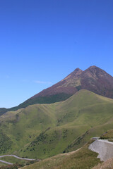 view of the mountains