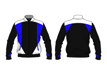retro vintage windbreaker jacket template © Ronillo