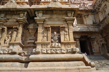 インドの世界遺産　大チョーラ朝寺院群　ガンガイコンダチョーラプラムのブリハディーシュワラ寺院