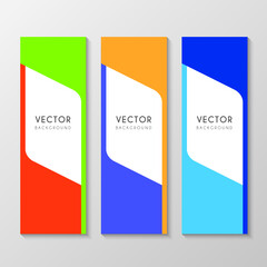 colorful corporate banner design