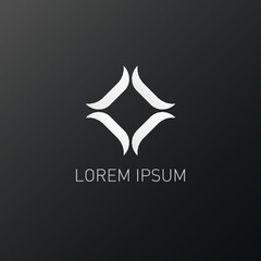 Obraz premium corporate square logo design