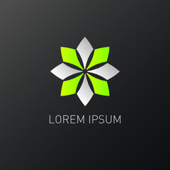 corporate flower logo design