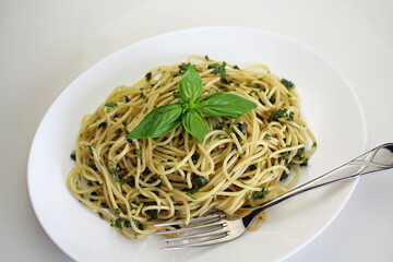 ジェノベーゼのパスタ