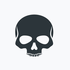 illustration of skull, skull people, vector art.