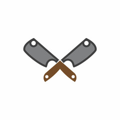 Kitchen icon cooking tools vector flat design