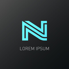 corporate n logo design