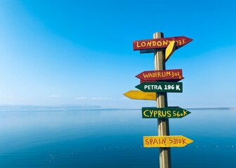 Overlooking the Dead Sea from Jordan