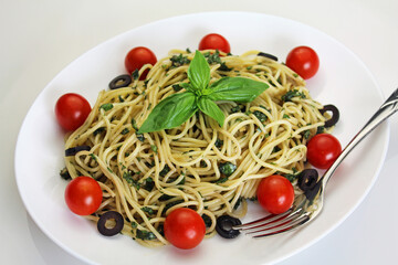 ジェノベーゼのパスタ