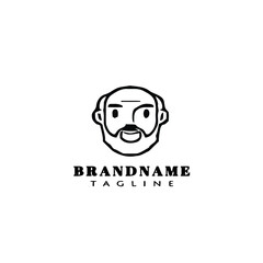 avatar logo cartoon design template vector illustration