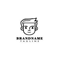 avatar logo icon design cartoon vector illustration