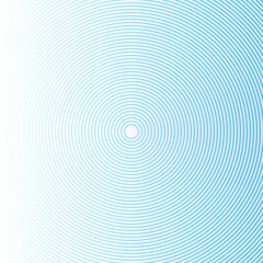 Blue and white halftone background. Abstract background. Gradient line pattern design. Vector background. Line circles background.