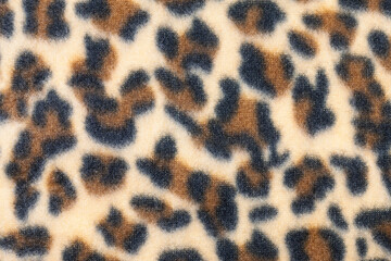 Cloth leopard pattern texture.