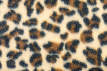 Cloth leopard pattern texture.