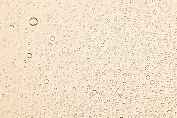 Water bubble on cream background.