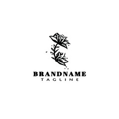 leaf logo cartoon template icon design vector illustration