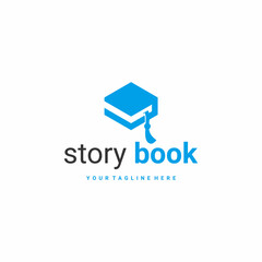 bookmark book minimal simple scalable book books story stories logo 