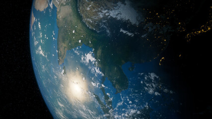 Earth in Space.