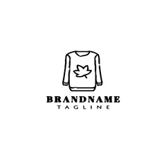 sweater logo icon design template vector illustration