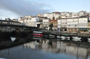 Obraz premium Ría de Betanzos en Galicia