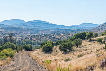 Landscape on road D2679 between Jamestown and Aliwal North