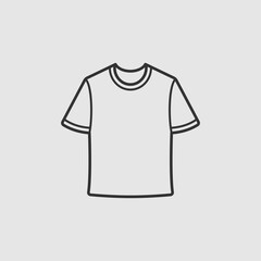 Fototapeta premium Vector Simple Isolated T Shirt Icon