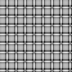 Vector Grey Plaid Check Teen Seamless Pattern in Geometric Abstract Style Can be used for Summer Fashion Fabric Design, School Textile Classic Dress, Picnic Blanket Neutral Colour