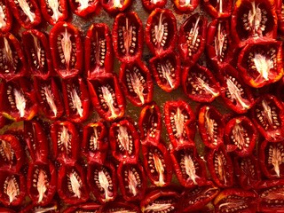Home made dried tomatoes