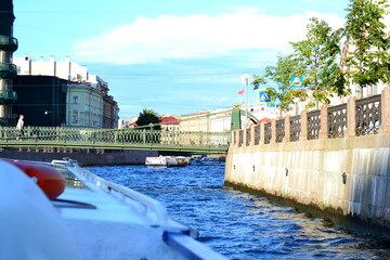 Saint Petersburg, Russia. Bridges and canals. Travelling.