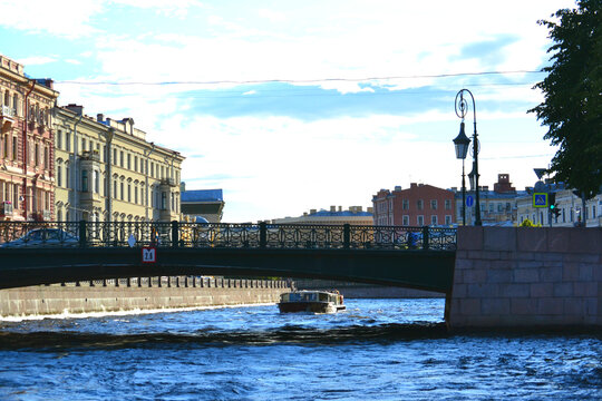 Saint Petersburg, Russia. Bridges and canals. Travelling.