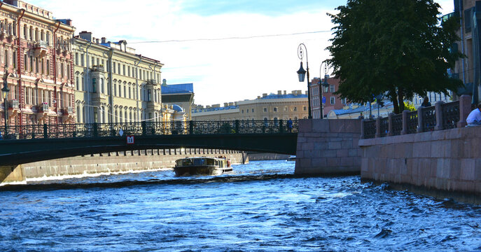 Saint Petersburg, Russia. Bridges and canals. Travelling.