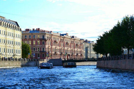 Saint Petersburg, Russia. Bridges and canals. Travelling.