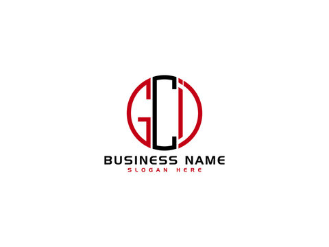 Creative GCI Logo Letter Vector Image Design For Your Business