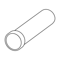 Sand pile vector icon.Outline vector icon isolated on white background sand pile.