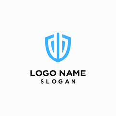 Fototapeta premium Shield logo icon design template elements