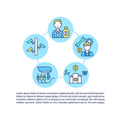 Surveillance installation concept line icons with text. PPT page vector template with copy space. Brochure, magazine, newsletter design element. Prof aid for camera setup linear illustrations on white