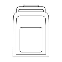 Mailbox vector icon.Outline vector icon isolated on white background mailbox.