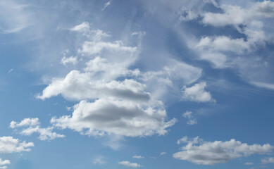 blue sky with clouds