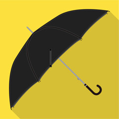 Umbrella vector icon.Flat vector icon isolated on white background umbrella.
