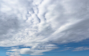 blue sky with clouds