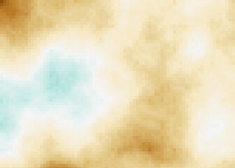 Color Pixels Cloud Abstract Computational Generative Art background illustration