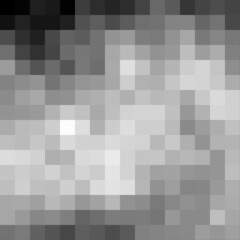 Color Pixels Cloud Abstract Computational Generative Art background illustration