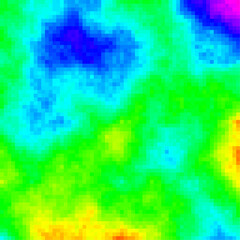 Color Pixels Cloud Abstract Computational Generative Art background illustration