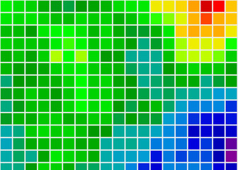 Color Pixels Cloud Abstract Computational Generative Art background illustration