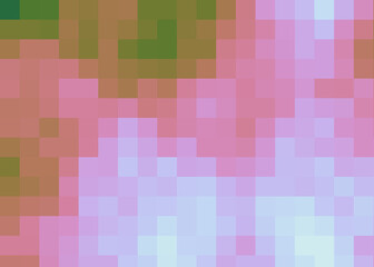 Color Pixels Cloud Abstract Computational Generative Art background illustration