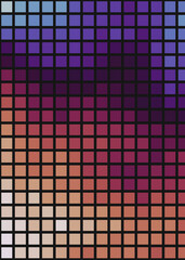 Color Pixels Cloud Abstract Computational Generative Art background illustration