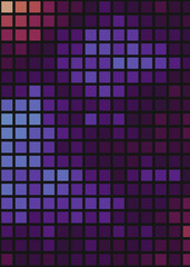 Color Pixels Cloud Abstract Computational Generative Art background illustration