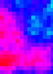 Color Pixels Cloud Abstract Computational Generative Art background illustration